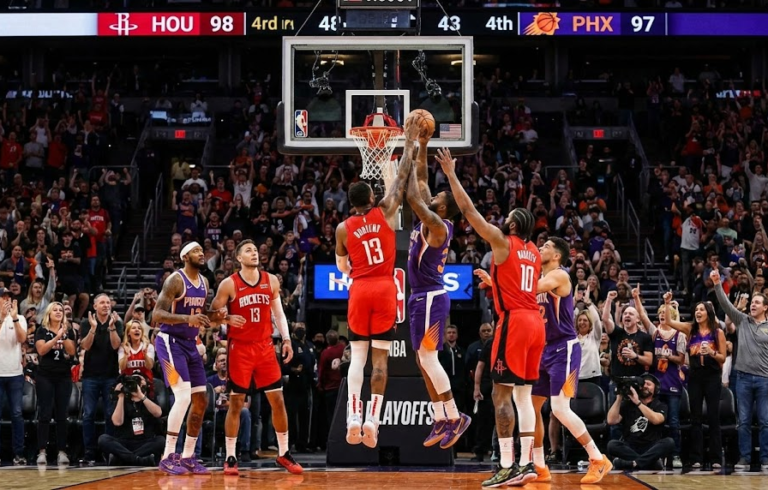 Houston Rockets vs Phoenix Suns Match Player Stats