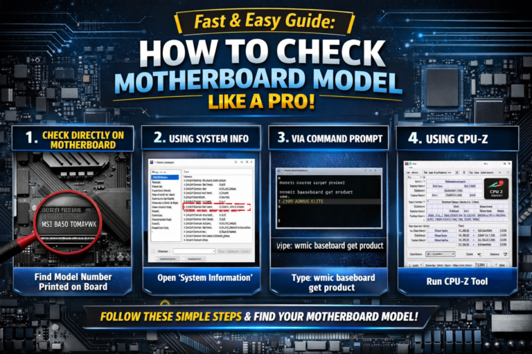 How to Check Motherboard Model