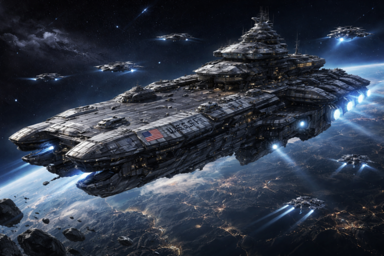 Space Force Orbital Warship Carrier
