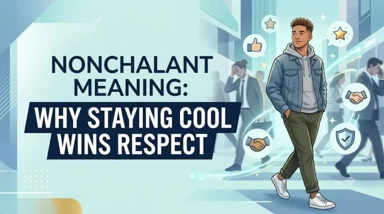 nonchalant meaning