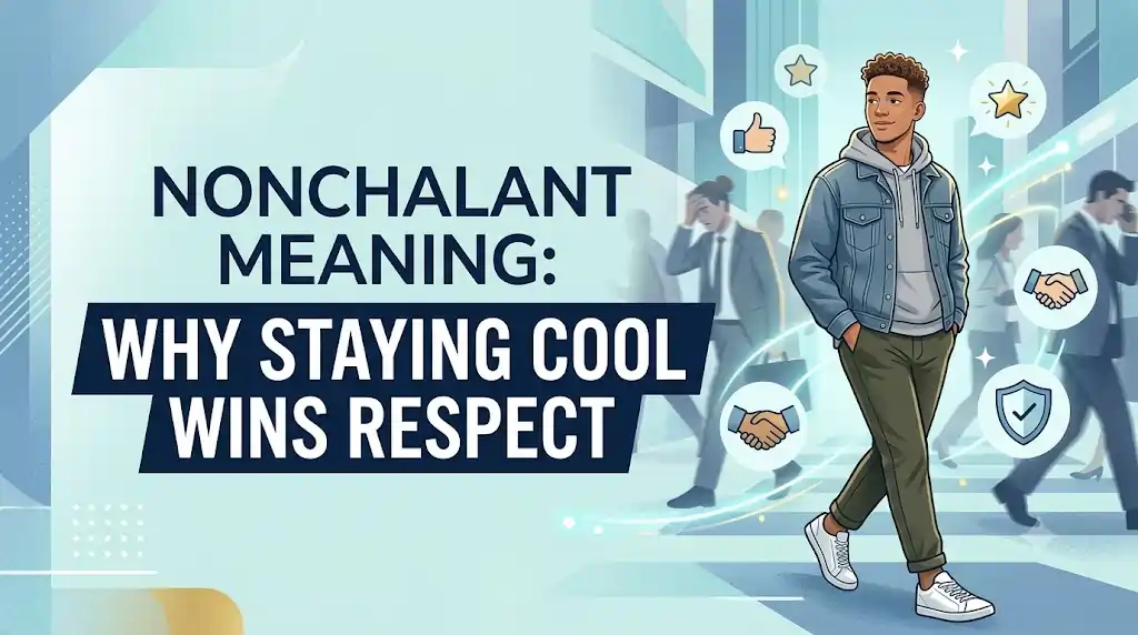 nonchalant meaning