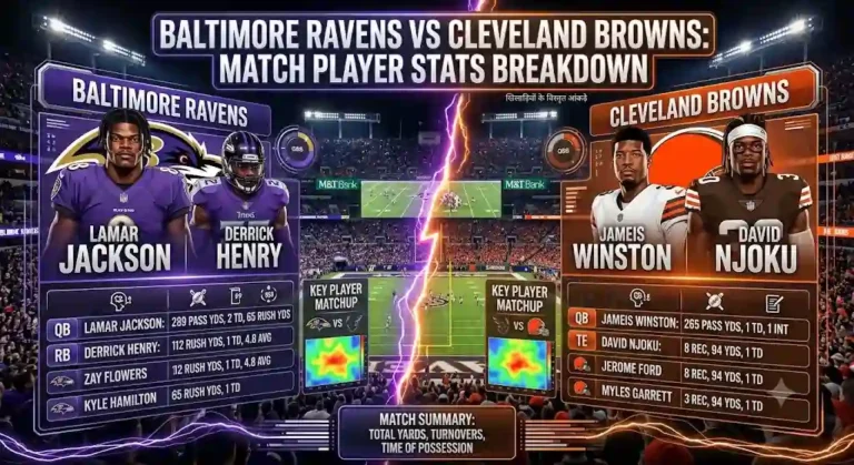 baltimore ravens vs cleveland browns match player stats
