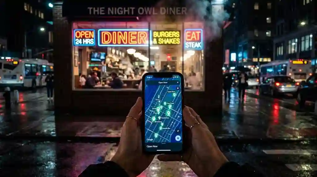 Food near me open now
